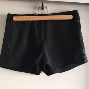 Forever 21 black tuxedo shorts